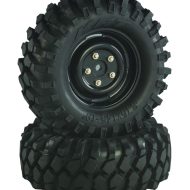ABSIMA 1/10TH SCALE CRAWLER STEELHAMMER 1.9" WHEELS AND TYRES (2) 96MM 2500031